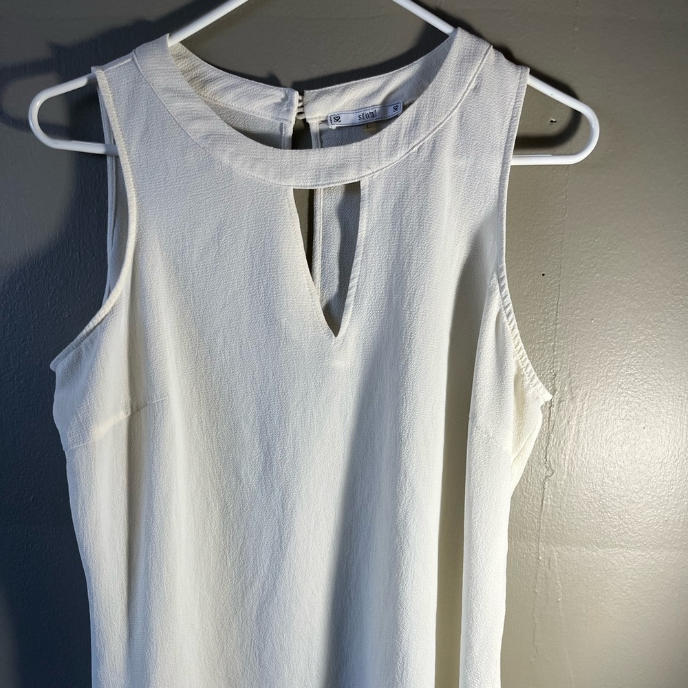White business casual top